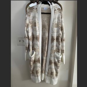 NWT Aztec print open cardigan